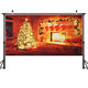 Christmas Party Photography Background Hanging Cloth Children Photo Studio Backdrop Decoration