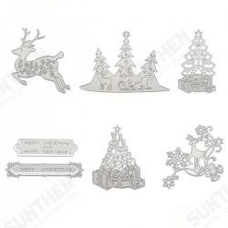 Christmas Pattern Cutting Mold Metal Cutting Dies Scrapbooking Photo Album DIY Decoration Christmas Pattern Cutting Mold Metal Cutting Dies Scrapbooking Photo Album DIY Decoration