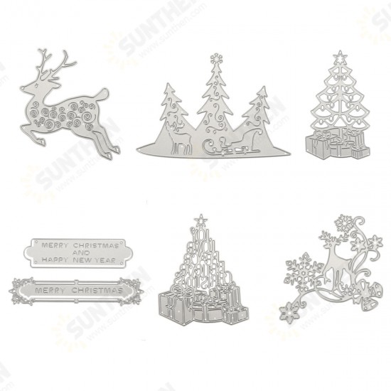 Christmas Pattern Cutting Mold Metal Cutting Dies Scrapbooking Photo Album DIY Decoration Christmas Pattern Cutting Mold Metal Cutting Dies Scrapbooking Photo Album DIY Decoration
