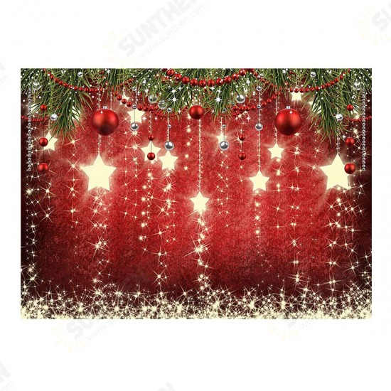 Christmas Sparkling Stars Photography Backdrop Photo Background Studio Props Ornaments New Year Backdrop for Party Decorations