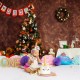 Christmas Tree Photography Background Vinyl Cloth Studio Background Cloth Home Party Decoration Props