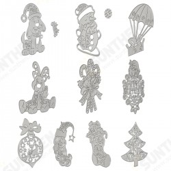 Christmas Tree Wreath Cutting Mold Metal Cutting Dies Scrapbooking Photo Album DIY Decoration Christmas Tree Wreath Cutting Mold Metal Cutting Dies Scrapbooking Photo Album DIY Decoration
