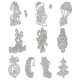 Christmas Tree Wreath Cutting Mold Metal Cutting Dies Scrapbooking Photo Album DIY Decoration Christmas Tree Wreath Cutting Mold Metal Cutting Dies Scrapbooking Photo Album DIY Decoration