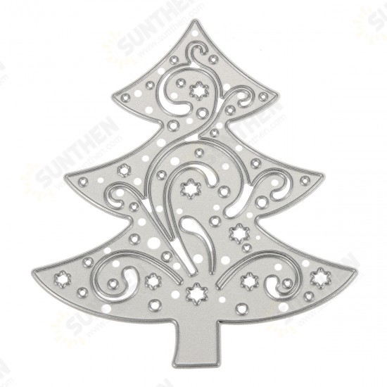 Christmas Tree Wreath Cutting Mold Metal Cutting Dies Scrapbooking Photo Album DIY Decoration