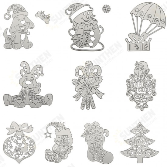 Christmas Tree Wreath Cutting Mold Metal Cutting Dies Scrapbooking Photo Album DIY Decoration Christmas Tree Wreath Cutting Mold Metal Cutting Dies Scrapbooking Photo Album DIY Decoration