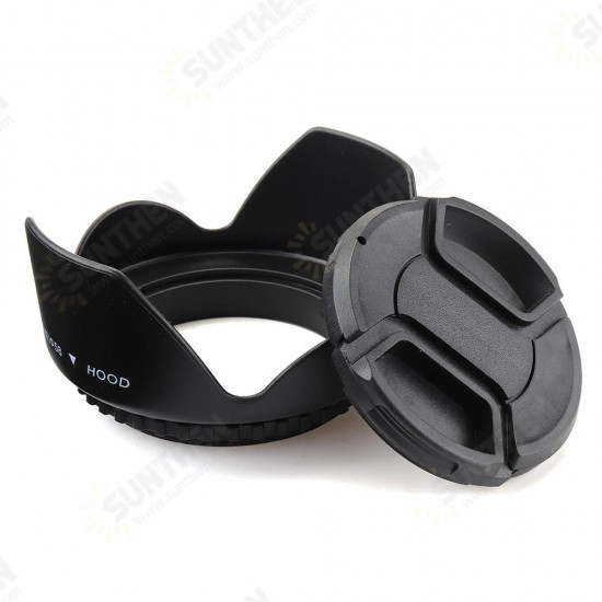 Close-up +1/+2/+4/+10 49/52/55/58/62/67/72/77mm Lens Filter Storage Bag Lens Hood Cap Blower Brush Kit Set