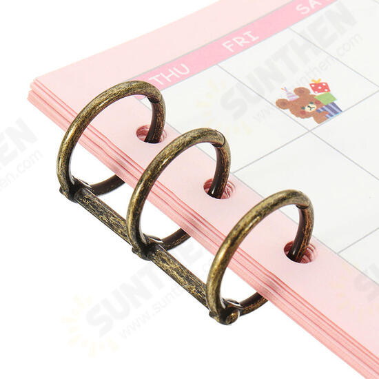 DIY Retro Photo Album Scrapbook Metal Spiral Binder Clip