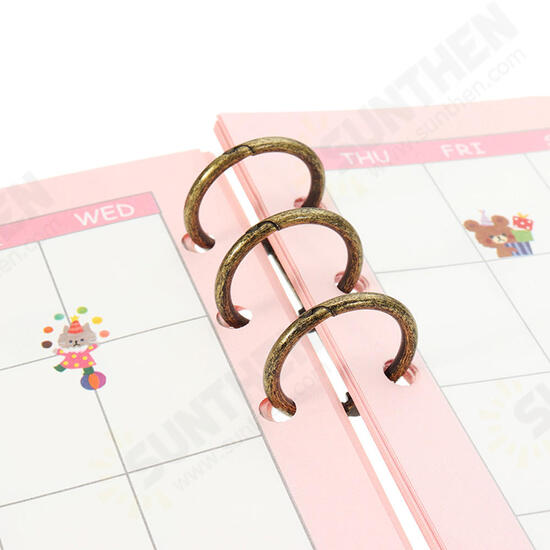 DIY Retro Photo Album Scrapbook Metal Spiral Binder Clip