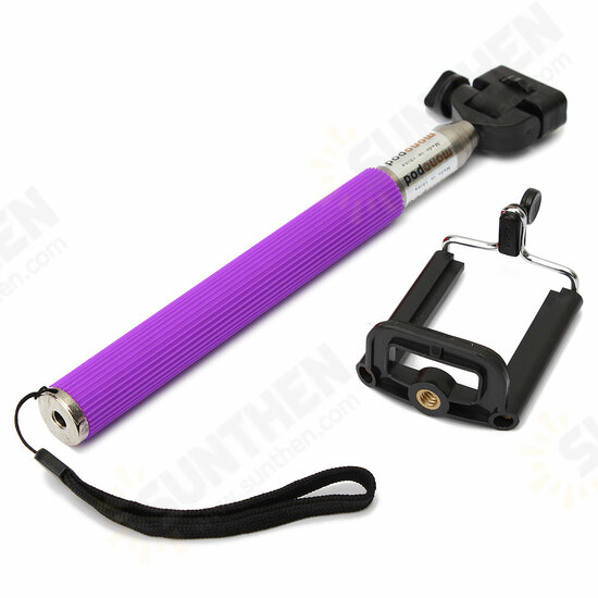 Extendable Handheld Selfie Stick Monopod with Clip for Smartphone Extendable Handheld Selfie Stick Monopod with Clip for Smartphone