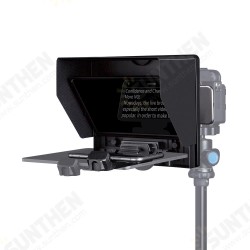 TP10 Teleprompter for iPad Tablet DSLR Camera Smartphone Shooting APP Compatible for iOS Android TP10 Teleprompter for iPad Tablet DSLR Camera Smartphone Shooting APP Compatible for iOS Android
