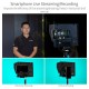 TP10 Teleprompter for iPad Tablet DSLR Camera Smartphone Shooting APP Compatible for iOS Android