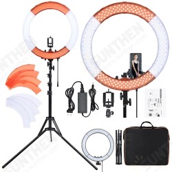 RL-18 18 Inch Ring Light 55W 5500K LED Photography Lamp with Lighting Tripod Stand Phone Clip for Camera Phone Makeup Live Broadcast RL-18 18 Inch Ring Light 55W 5500K LED Photography Lamp with Lighting Tripod Stand Phone Clip for Camera Phone Makeup Live Broadcast