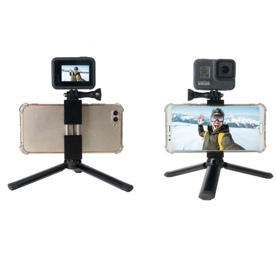 For Gopro Aluminum Alloy Mobile Phone Clip Sports Camera Clip Camera Accessories for Vlog Live Shooting