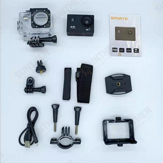 H16-6S 1080P 5MP Action Camera 140° Wide Angle Sport Camcorder DV Support WIFI Multiple Language with Waterproof Case Bicycle Kit H16-6S 1080P 5MP Action Camera 140° Wide Angle Sport Camcorder DV Support WIFI Multiple Language with Waterproof Case Bicycle Kit