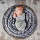 Handmade Newborn Baby Photography Photo Props Backdrop Wool Knitting Blanket Handmade Newborn Baby Photography Photo Props Backdrop Wool Knitting Blanket