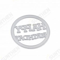 Happy Birthday Metal Scrapbook Photo Album Paper Work Card Cutting Dies Happy Birthday Metal Scrapbook Photo Album Paper Work Card Cutting Dies