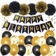 Happy Birthday Party Decoration Banner Bunting Balloons Background Happy Birthday Party Decoration Banner Bunting Balloons Background