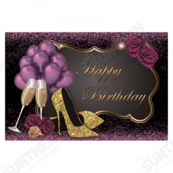 Happy Birthday Party Photo Photography Backdrop Cloth Studio Background Home Decoration Props Happy Birthday Party Photo Photography Backdrop Cloth Studio Background Home Decoration Props