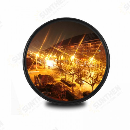 6 Point ABS Optical Glass Fader Star Line Lens Filter 52/58/67/72/77/82mm For Canon For Nikon For Sony 6 Point ABS Optical Glass Fader Star Line Lens Filter 52/58/67/72/77/82mm For Canon For Nikon For Sony