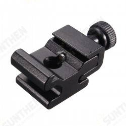 JT-211 Aluminum Alloy Adjustable Speedlite Flash Cold Shoe Hot Shoe Mount Adapter with 1/4 Screw JT-211 Aluminum Alloy Adjustable Speedlite Flash Cold Shoe Hot Shoe Mount Adapter with 1/4 Screw
