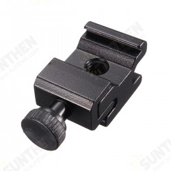 JT-211 Aluminum Alloy Adjustable Speedlite Flash Cold Shoe Hot Shoe Mount Adapter with 1/4 Screw JT-211 Aluminum Alloy Adjustable Speedlite Flash Cold Shoe Hot Shoe Mount Adapter with 1/4 Screw
