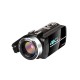 AF2 48M 4K Video Camera for Vlogging Live Camcorder NightShot Anti-shake Camcorder WIFI APP Control DV Video Recording with Microphone Lens Light Stabilizer