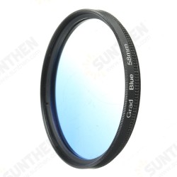 Universal Graduated Blue 49/52/55/58/62/67/72/77mm Lens Filter for Canon for Nikon DSLR Camera Universal Graduated Blue 49/52/55/58/62/67/72/77mm Lens Filter for Canon for Nikon DSLR Camera