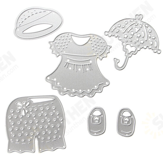 Lovely Clothes Metal Cutting Dies Stencil Scrapbook Card Album Paper Craft Decoration