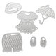 Lovely Clothes Metal Cutting Dies Stencil Scrapbook Card Album Paper Craft Decoration