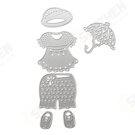 Lovely Clothes Metal Cutting Dies Stencil Scrapbook Card Album Paper Craft Decoration