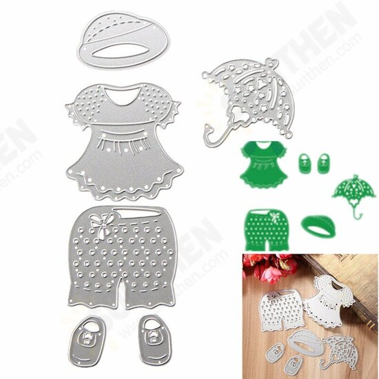 Lovely Clothes Metal Cutting Dies Stencil Scrapbook Card Album Paper Craft Decoration