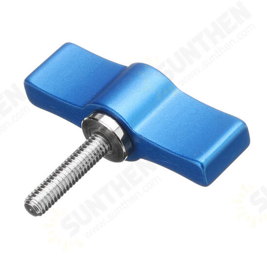 M4 M5 M6 Camera Adjustable Hand Tightening Screws T Shape Aluminum Alloy Adjustable Handle Screw