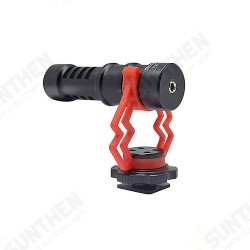 MCO-VM-M03 Wired Condenser Microphone Cardioid Voice Pickup Intelligent Noise Reduction Mic System with Shock Mount for Phone Camera DSLR Outdoor Live Streaming Broadcast MCO-VM-M03 Wired Condenser Microphone Cardioid Voice Pickup Intelligent Noise Reduction Mic System with Shock Mount for Phone Camera DSLR Outdoor Live Streaming Broadcast