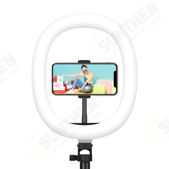 MZ-10 10 Inch Integrated Telescopic Folding Live Fill Light 3 Light Modes 10 Brightness Level Dimmable LED Ring Light for Makeup Photography YouTube Vlog TIK Tok