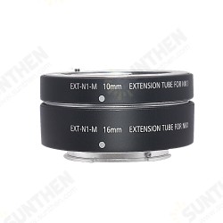 EXT-N1 10mm 16mm Auto Focus Macro Extension Tube Ring for Nikon N1 Mount V1 S1 S2 J1 J2 J3 J4 J5 J6 Mirrorless Camera EXT-N1 10mm 16mm Auto Focus Macro Extension Tube Ring for Nikon N1 Mount V1 S1 S2 J1 J2 J3 J4 J5 J6 Mirrorless Camera