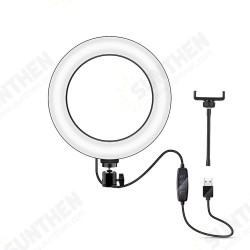 LE-10 18W 3200K-5500K 10inch Dimmable LED Selfie Ring Light USB Photography Video Fill Light with Phone Holder Mini BallHead LE-10 18W 3200K-5500K 10inch Dimmable LED Selfie Ring Light USB Photography Video Fill Light with Phone Holder Mini BallHead