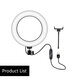 LE-10 18W 3200K-5500K 10inch Dimmable LED Selfie Ring Light USB Photography Video Fill Light with Phone Holder Mini BallHead LE-10 18W 3200K-5500K 10inch Dimmable LED Selfie Ring Light USB Photography Video Fill Light with Phone Holder Mini BallHead