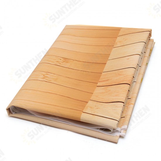 1.5x2.1m Flowers Wooden Board Studio Props Photography Backdrop Background Silk Material