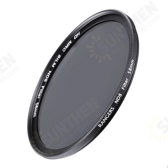 ND8 49/52/55/58/62/67/72/77mm Universal Lens Filter for Canon for Nikon DSLR Camera
