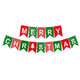 New Year Christmas Balloons Christmas Flags Christmas Letter Banner Santa Claus Spiral Photograph Props