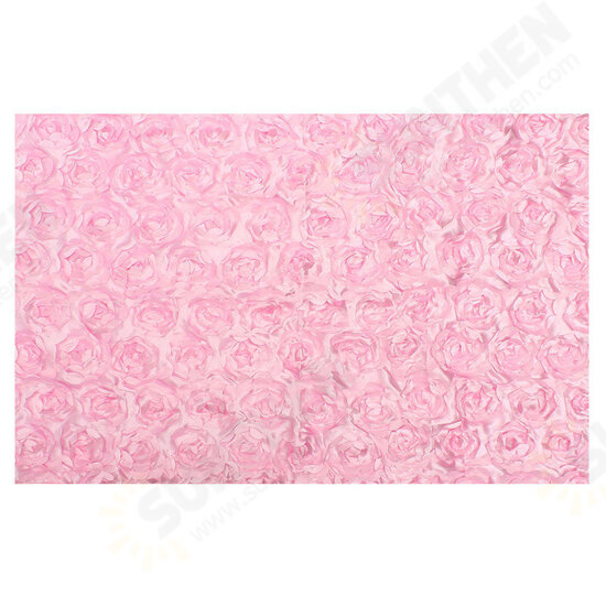 Newborn Baby 3D Rose Flower Rug Blanket Photography Props Photo Backdrop