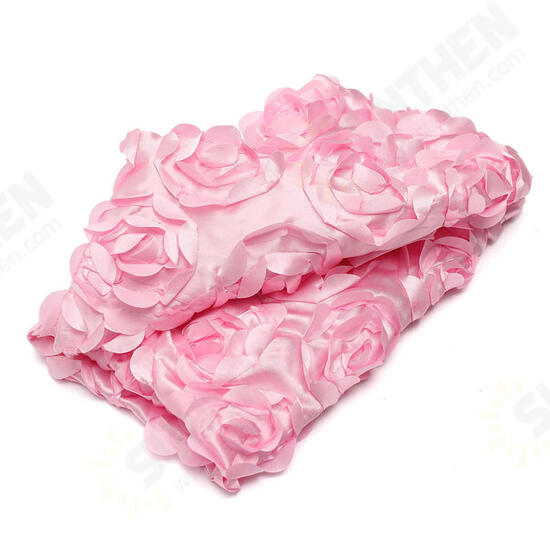 Newborn Baby 3D Rose Flower Rug Blanket Photography Props Photo Backdrop