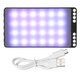 RGB-74 Dimmable RGB Fill Light 2500-9000K Video Lighting Camera Lamp for Photography Live Broadcast