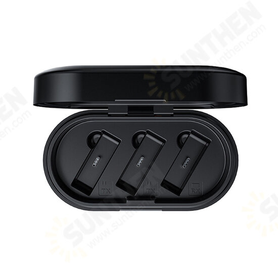 C3 Portable Charging Case Fast Charging Box 3400mAh 3-slot Charger Power Bank for Rode Wireless Go I II Wireless Microphone C3 Portable Charging Case Fast Charging Box 3400mAh 3-slot Charger Power Bank for Rode Wireless Go I II Wireless Microphone