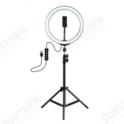 PKT3035 10 Inch USB Video Ring Light with 110cm Light Stand Dual Phone Clip for Tik Tok Youtube Live Streaming PKT3035 10 Inch USB Video Ring Light with 110cm Light Stand Dual Phone Clip for Tik Tok Youtube Live Streaming