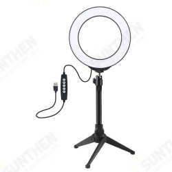 PKT3048 RGBW 8 Color 16cm 6.2 Inch LED Video Ring Light with Tripod Stand for Youtube Tik Tok Live Streaming PKT3048 RGBW 8 Color 16cm 6.2 Inch LED Video Ring Light with Tripod Stand for Youtube Tik Tok Live Streaming