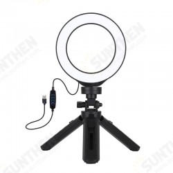 PKT3058B 4.7 inch USB 3 Modes Dimmable LED Ring Light for Youtube Tik Tok Live Streaming Broadcast Vlogging Selfie with 16.5cm Tripod PKT3058B 4.7 inch USB 3 Modes Dimmable LED Ring Light for Youtube Tik Tok Live Streaming Broadcast Vlogging Selfie with 16.5cm Tripod