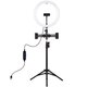 PKT3064B 11.8 Inch Dimmable LED Video Ring Light with PU419 Tripod Stand for Youtube Tik Tok Live Streaming PKT3064B 11.8 Inch Dimmable LED Video Ring Light with PU419 Tripod Stand for Youtube Tik Tok Live Streaming