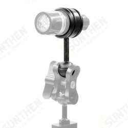 PU254 1 Inch Ball Head Mount Adapter Magic Arm To Diving Light Fixed Clip for Underwater Diving Strobe Housing Light PU254 1 Inch Ball Head Mount Adapter Magic Arm To Diving Light Fixed Clip for Underwater Diving Strobe Housing Light