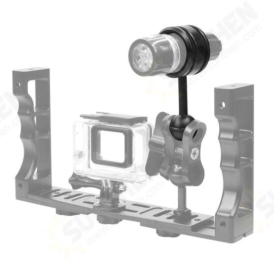 PU254 1 Inch Ball Head Mount Adapter Magic Arm To Diving Light Fixed Clip for Underwater Diving Strobe Housing Light PU254 1 Inch Ball Head Mount Adapter Magic Arm To Diving Light Fixed Clip for Underwater Diving Strobe Housing Light